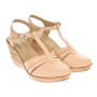 Sandale dama casual din piele naturala bej - S9BEJ